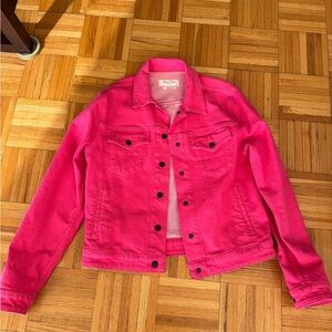 rag & bone Vibrant Pink Jean Jacket